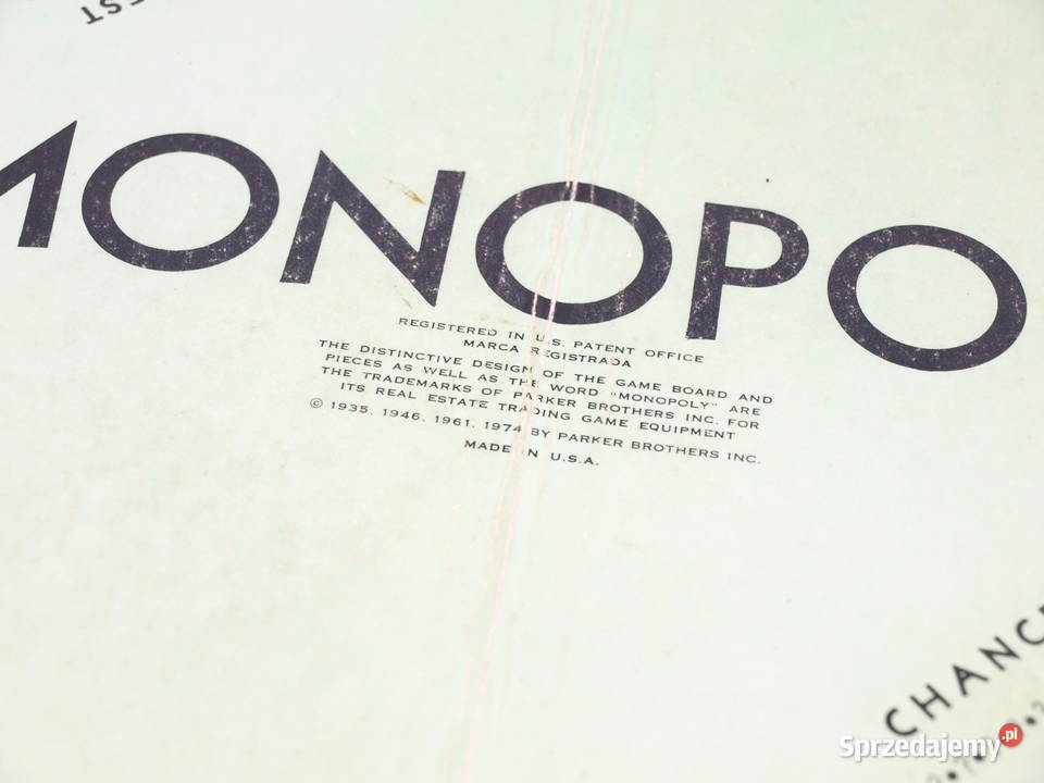 Monopoly z 1974 roku UNIKAT małopolskie Kraków