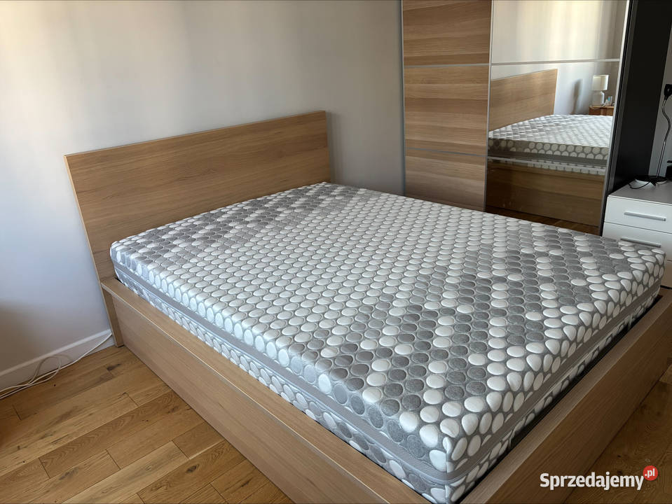 Zestaw sypialniany stelaż materac 210cm Warszawa