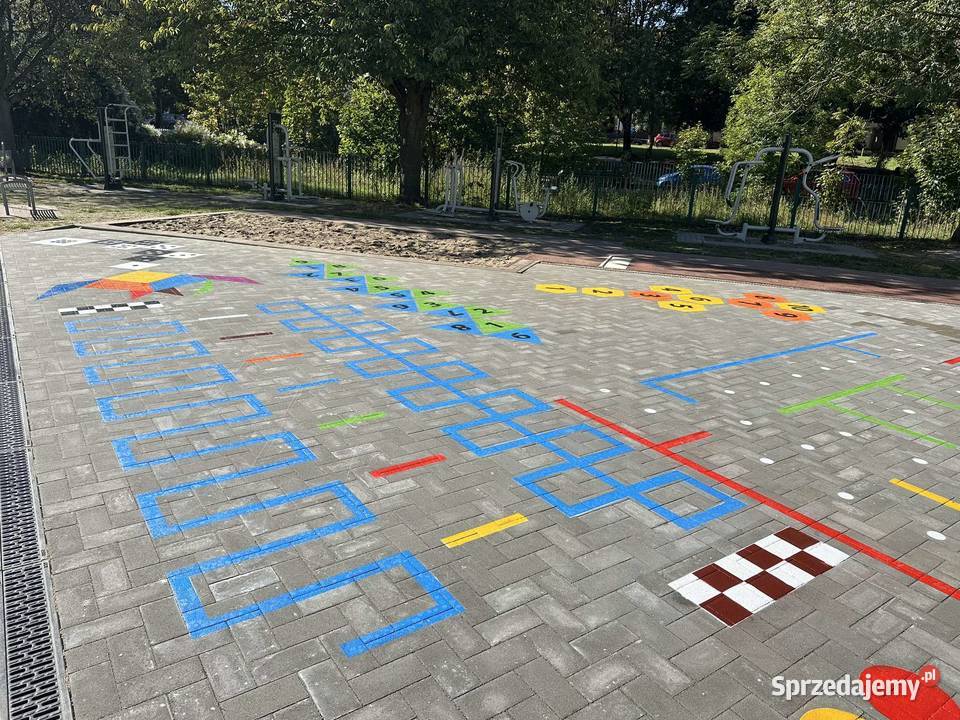 Skok w dal 03 gra podwórkowa gra chodnikowa Rypin