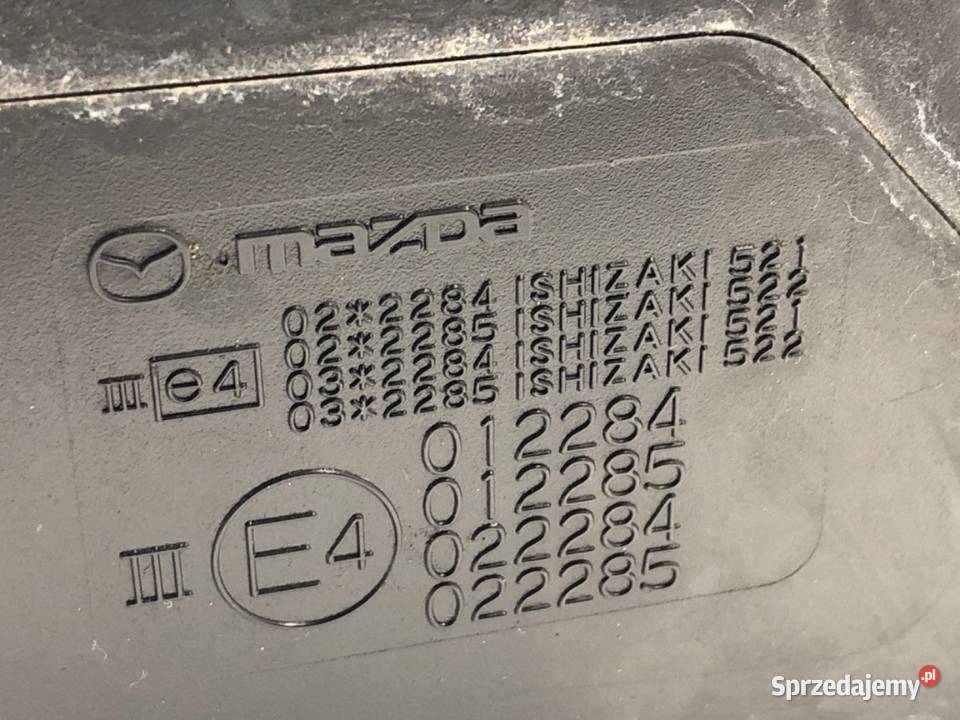 LUSTERKO LEWY MAZDA CX7 SUV 0614 Liquid Silver