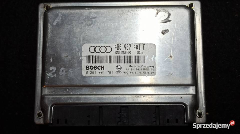 Komputer sterownik silnika Audi A6 C5 25 TDI osobowe podkarpackie Dębica