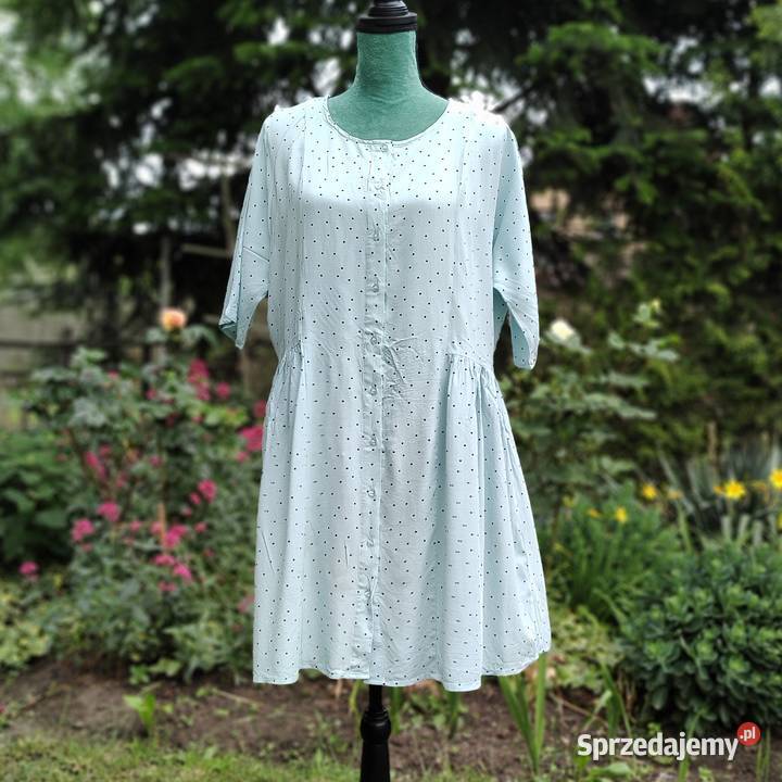 Sukienka Carry XL 42 XXL 44 zielona turkusowa czarny