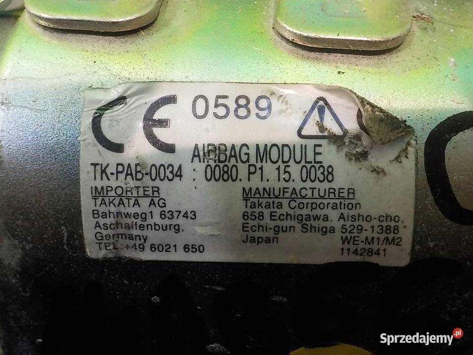 HONDA CRV III 22 ICTDI 08r 5D AIRBAG poduszka osobowe Suków