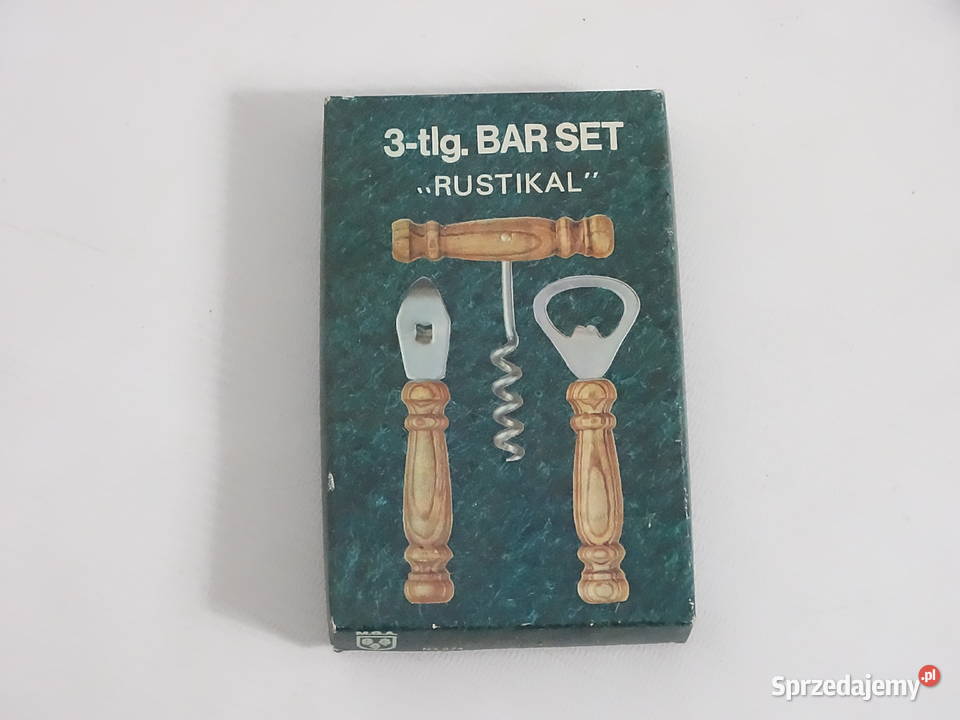 NOWY Zestaw Barmański Rustikal Vintage PRL Stan Biłgoraj sprzedam