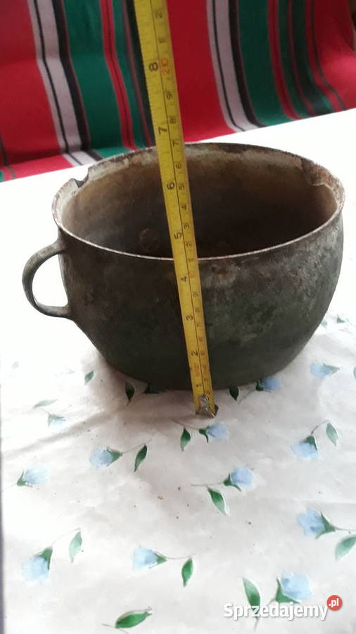 Przedwojenne żeliwne naczynie Gorzów Wielkopolski