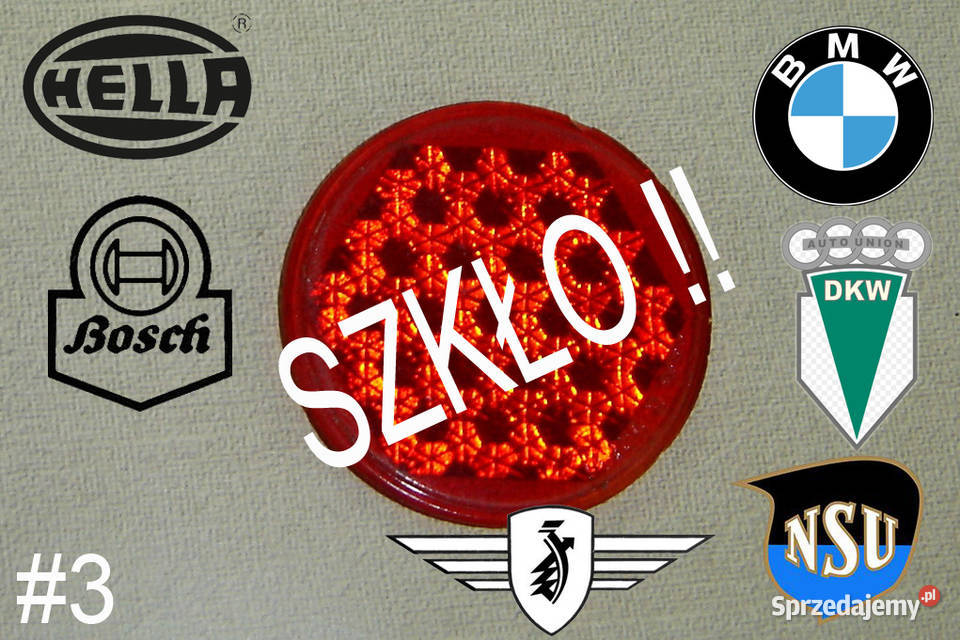 BMW Zundapp NSU DKW lapmpa tył szkło odblask dolnośląskie Wrocław sprzedam