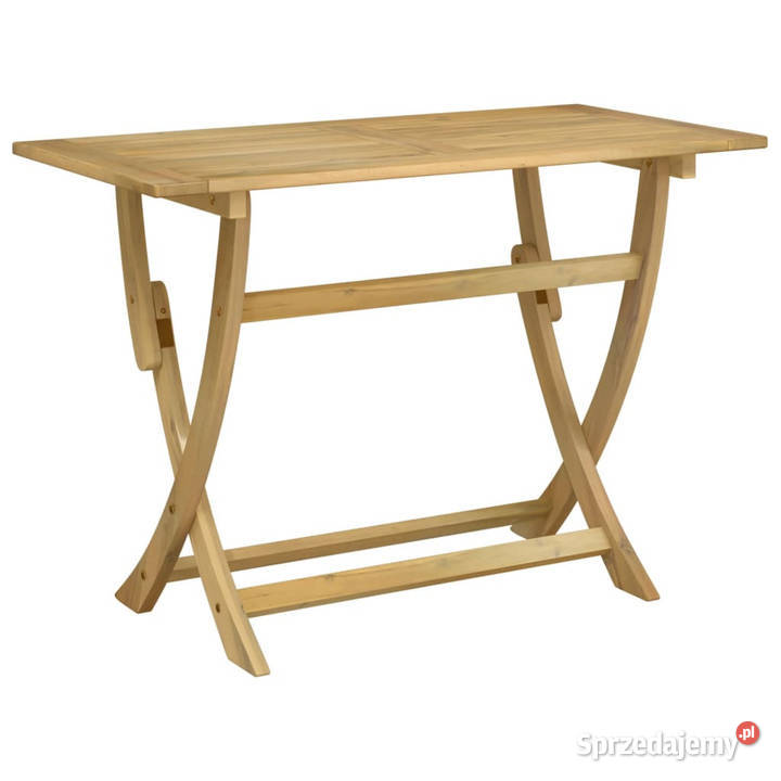 Składany stół ogrodowy 110x55x75 lite drewno Warszawa