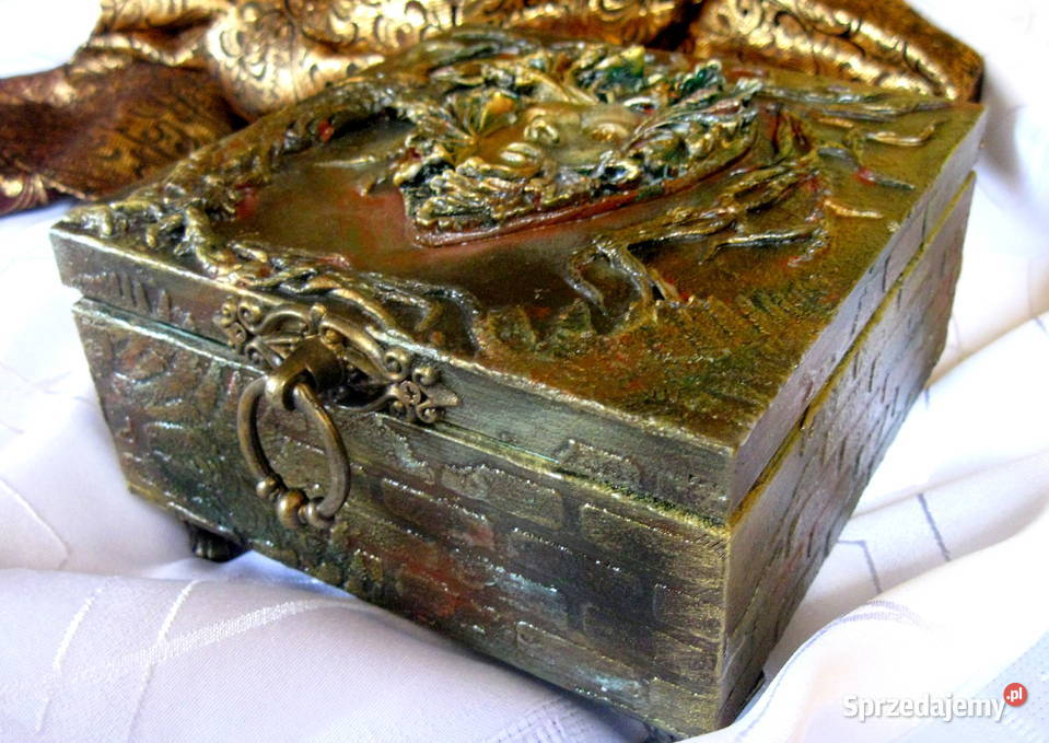 Szkatułka na biżuterię rękodzieło Warszawa sprzedam