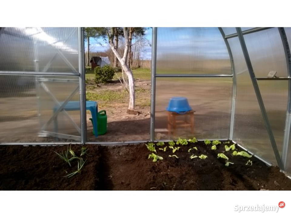 Wytrzymała szklarnia 3x6m