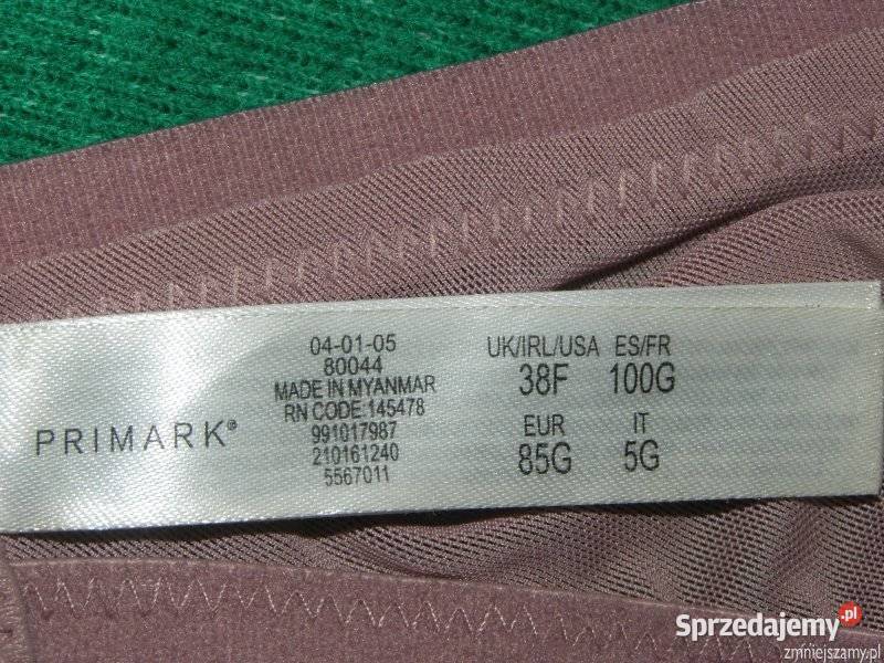 Biustonosz Stanik 38G 85G PRIMARK Siedlce