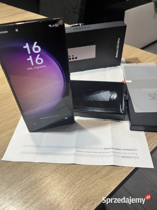 Samsung Galaxy S23 Ultra 256 GB wygląda nowy