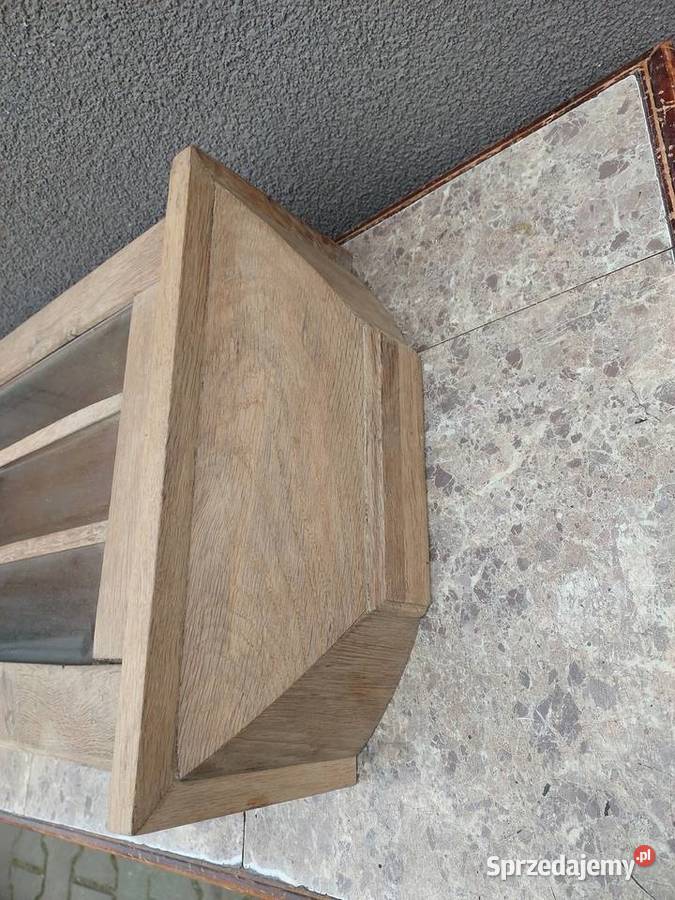 S107 Skrzynia obudowa starego zegara szafka Tczew