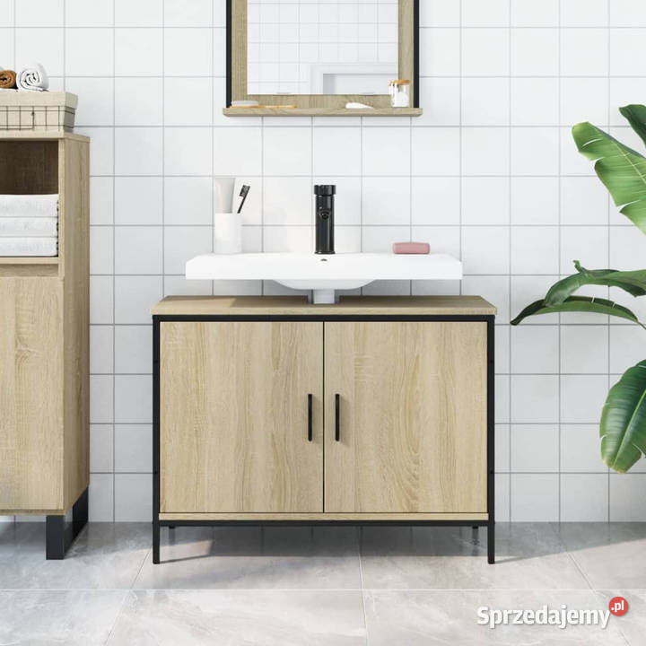 Szafka pod umywalkę dąb sonoma 80x30x60 WM842452 mazowieckie Warszawa