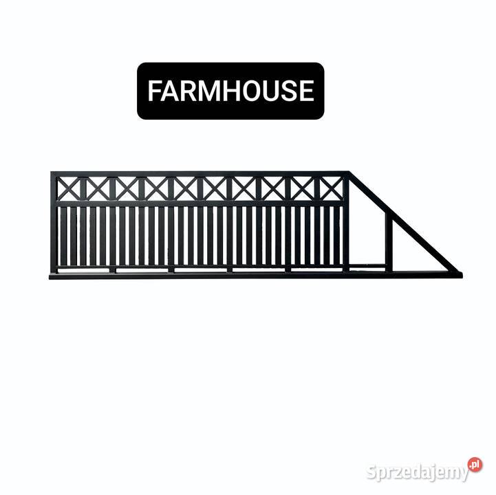 NOWOŚĆ PROMOCJA Brama przesuwna 4m FARMHOUSE kujawsko-pomorskie Lipno