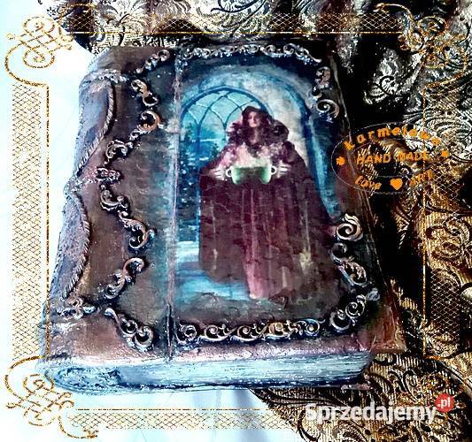 Szkatułka rękodzieło decoupage mixmedia Rękodzieło Warszawa