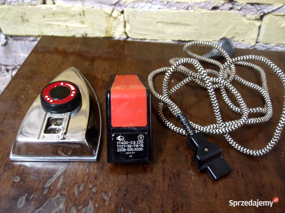 Żelazko turystyczne ZSRR CCCP VT400 z okresu Łódź