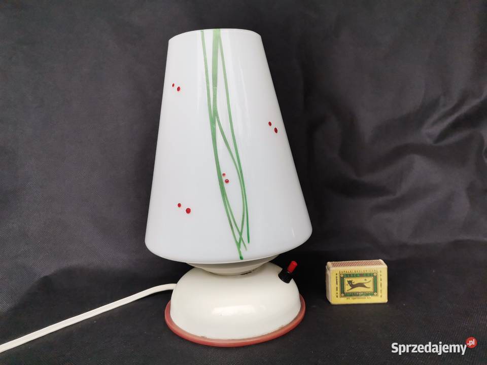 Stara lampa, lampka nocna design PRL 1960, New Look