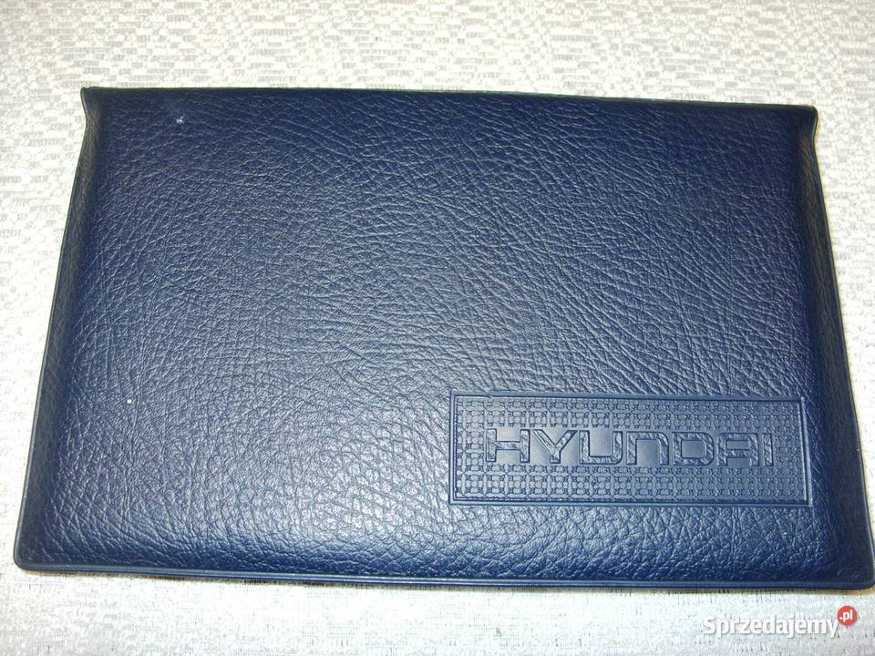 Hyundai Pony Instrukcja obsługi książka papiery osobowe Nowy Staw