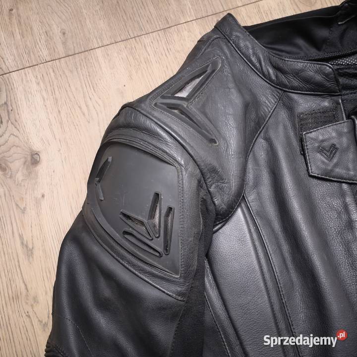 Skórzana kurtka motocyklowa Frank Thomas Black
