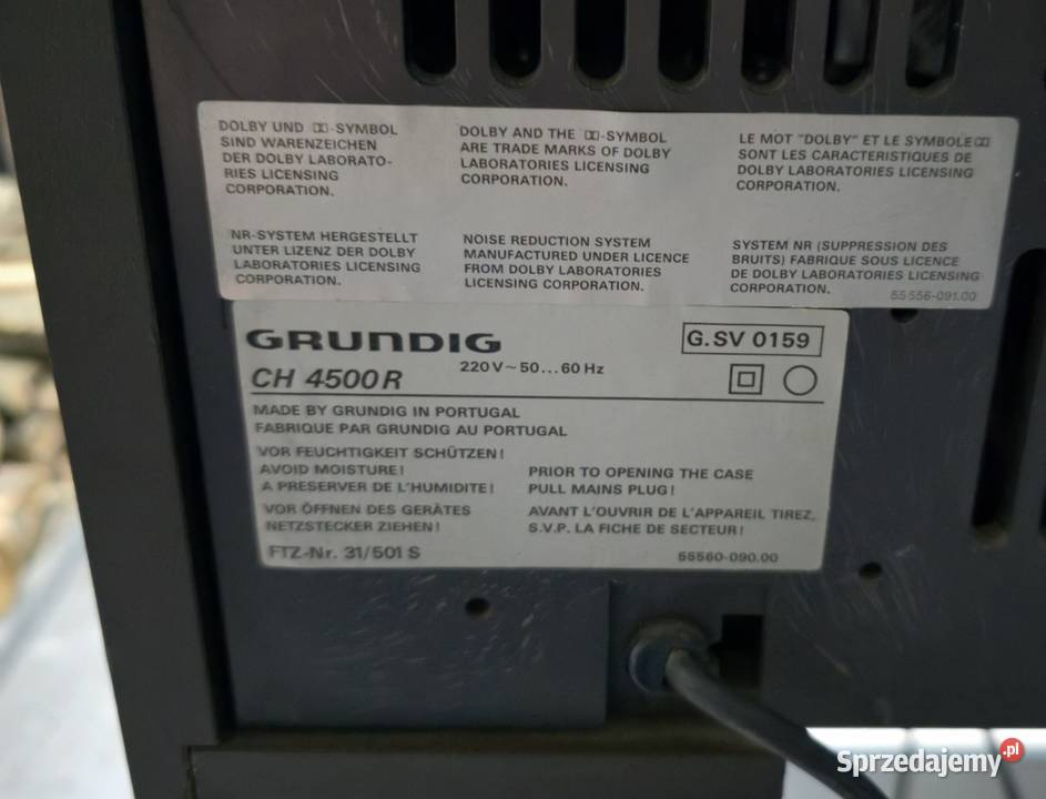 Zestaw audio Grundig CH 4500 R gramofon Dęblin sprzedam