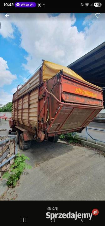 Przyczepa samozbierająca Strautmann Vitesse Przyczepy rolnicze Laskowice