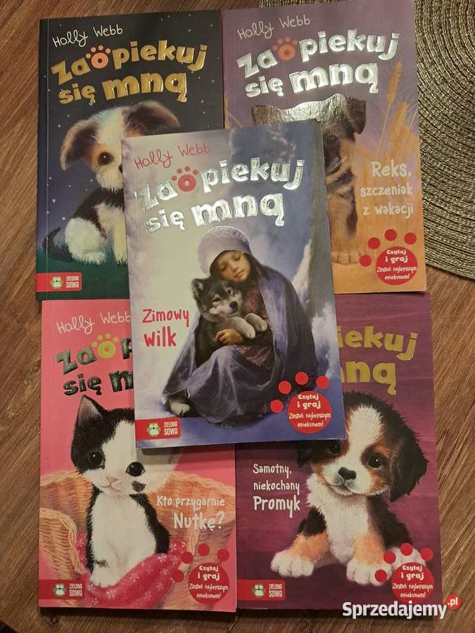 5 książek z serii zaopiekuj się mną Holly Webb Sandomierz sprzedam