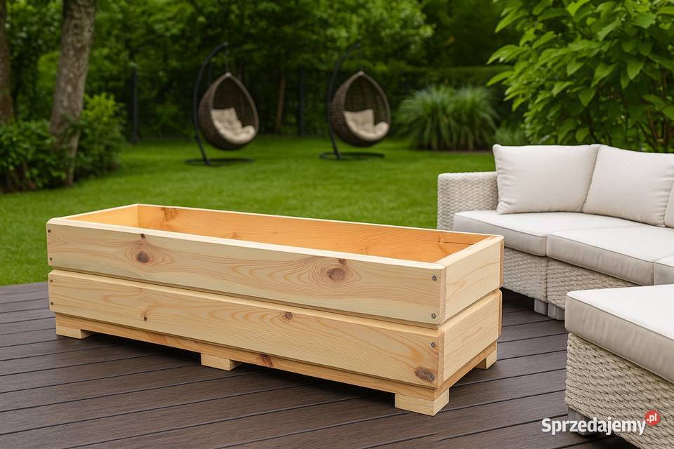 donica ogrodowa doniczka donice drewniane meble