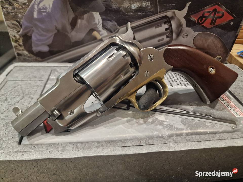 Rewolwer Czarnoprochowy Remington 1858 Army Lufa Sporty strzeleckie i myślistwo małopolskie