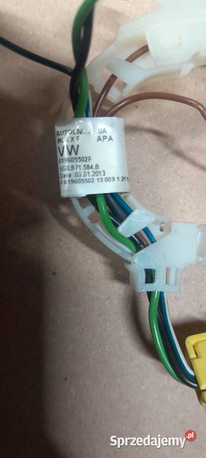 WIAZKA INSTALACJA AIRBAG VW GOLF VII 5G0971584B Dobiegniew