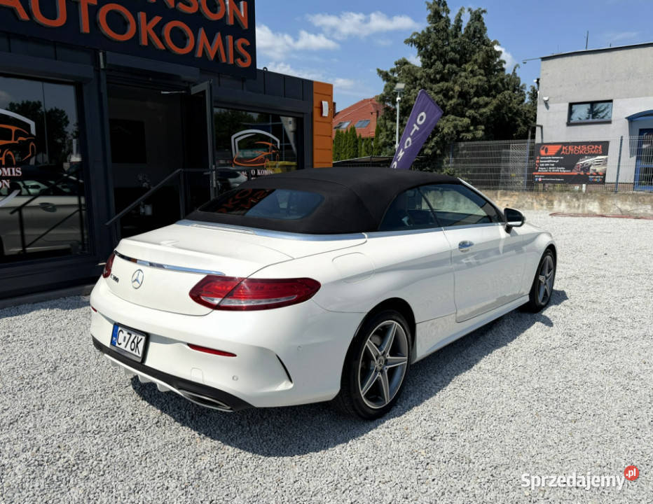 Mercedes C 300 AMG Podgrzewane fotele Nawiewy na światła do jazdy dziennej Bydgoszcz