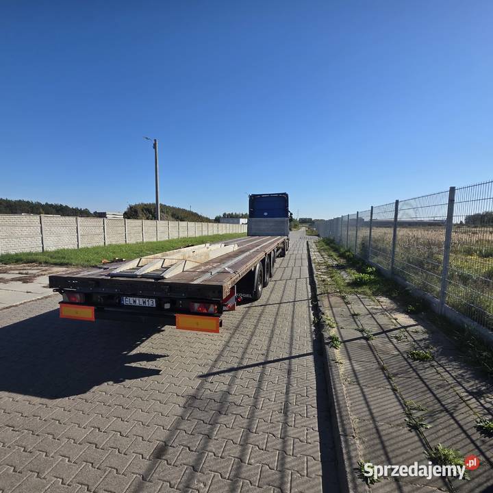Platforma mega 2016 najazdy scania 2009 zestaw łódzkie Gałków Mały sprzedam