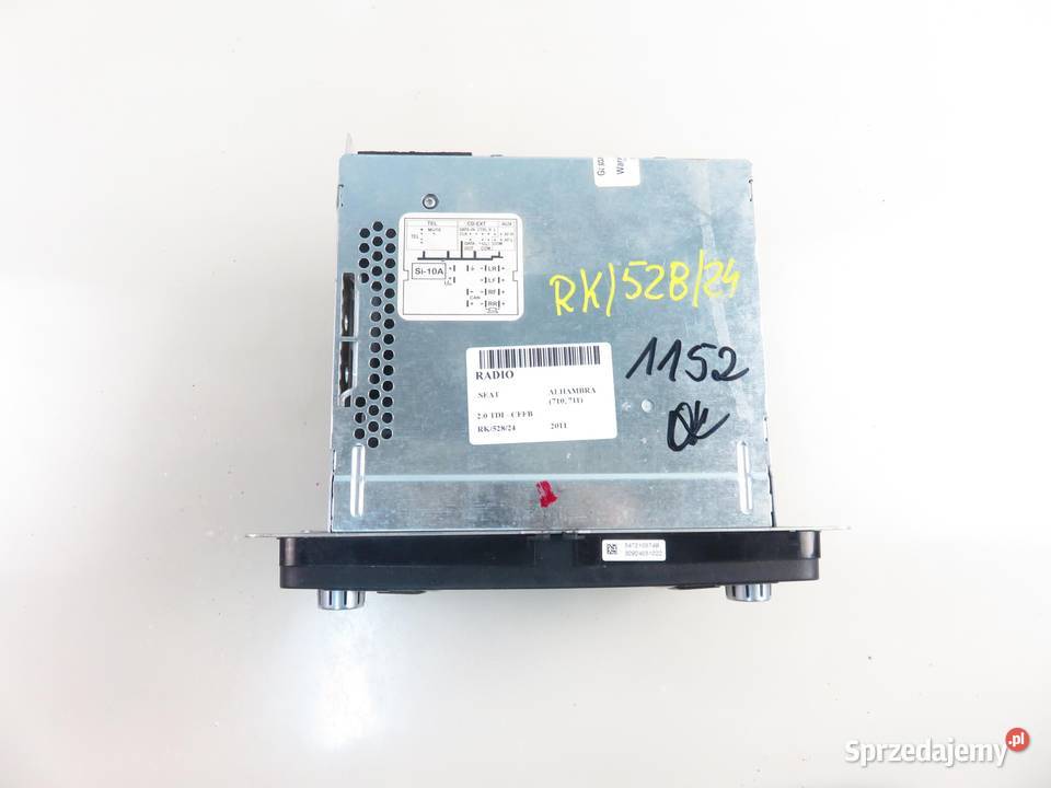 RADIO SEAT ALHAMBRA 710 711 7N5035156
