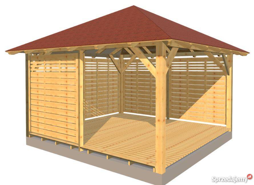Altana Altanka ogrodowa Wiata drewniana Architektura ogrodowa dolnośląskie Rębiszów