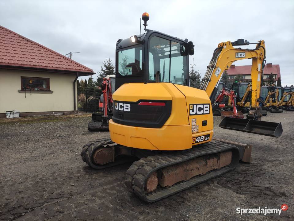 Minikoparka JCB 48z1 2017r 3500mtg hydrauliczne lubelskie Ryżki