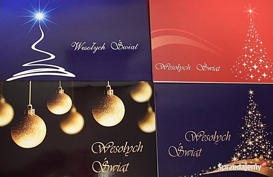 Świąteczne kartki z życzeniami 14 sztuk kujawsko-pomorskie Chełmno