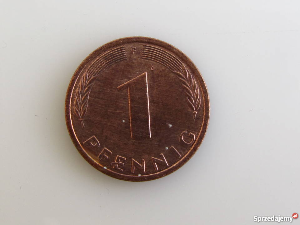 Moneta 1 Pfennig Fenig 1991 Republika Federalna Olecko