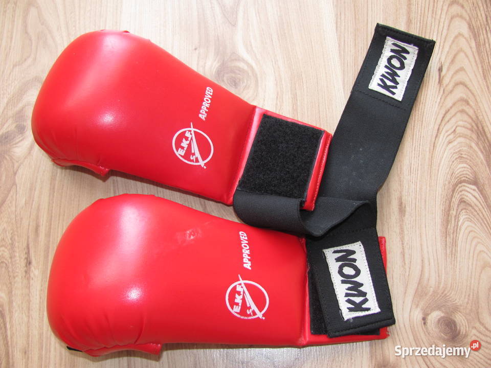 rękawice do ćwiczeń boksowania czerwone r L Zamość