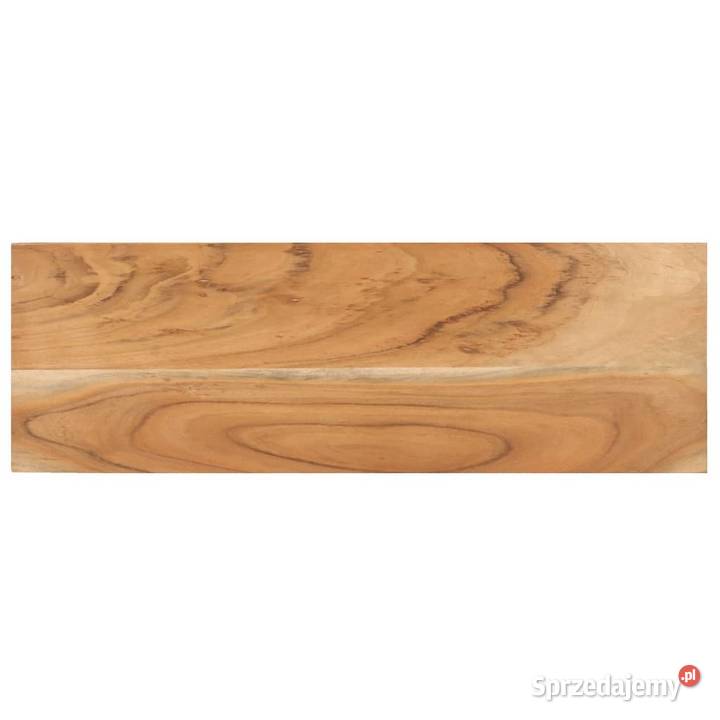 vidaXL Stolik kawowy 90x30x40 lite drewno