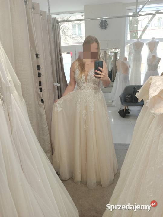Suknia ślubna Rozmiar 42(XL) lubelskie Lublin sprzedam