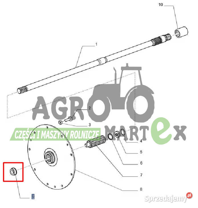 87300110 TULEJA 20x40x14 CNH Wichrów