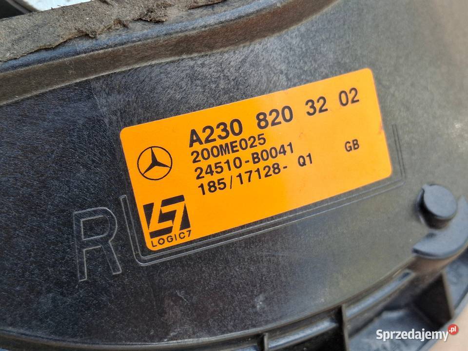 MERCEDES SL R230 GŁOŚNIK GŁOŚNIKI LOGIC7 Bieleń