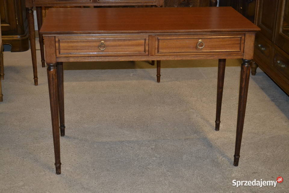 biurko z szufladami orzech śląskie