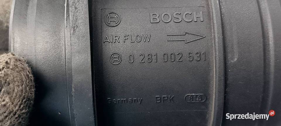 PRZEPŁYWOMIERZ AUDI A3 8L 0281002531 kujawsko-pomorskie Lipno