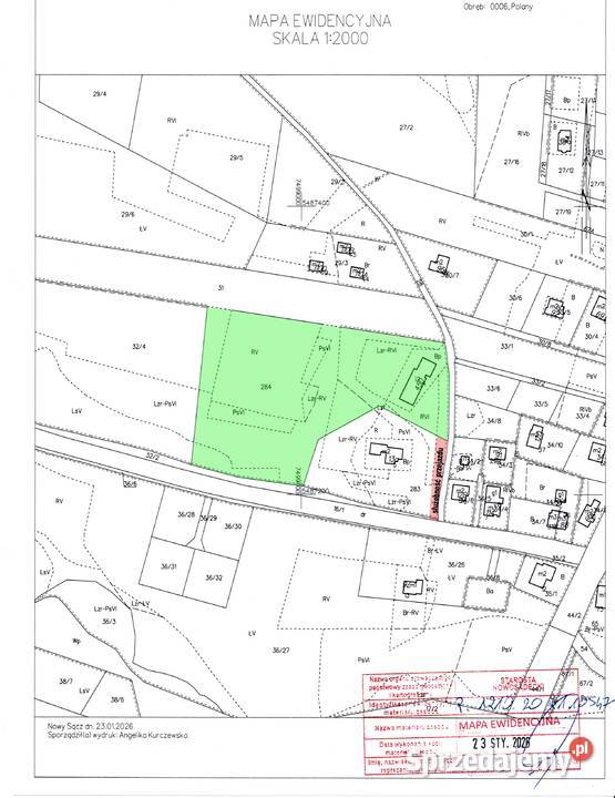 Działka 149 ha Polany gmina Krynica Zdrój małopolskie