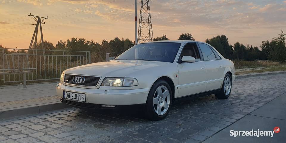 Audi A8 42 V8 q welur podw szyby el dach kier Wrocław