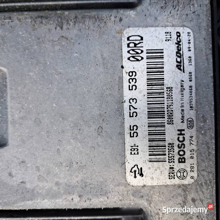 KOMPUTER STEROWNIK SILNIKA OPEL INSIGNIA 20 CDTI osobowe Łuków