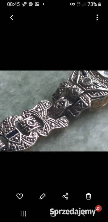 Złoty zegarek z diamentami i szafirami zachodniopomorskie Szczecin