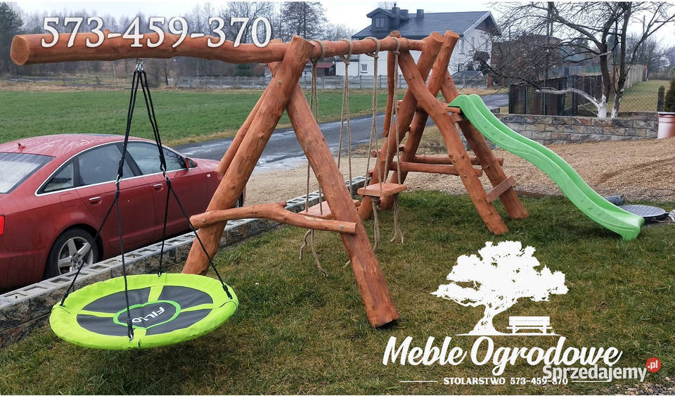 Plac zabaw solidny lite drewno grube bale Meble ogrodowe Kozy