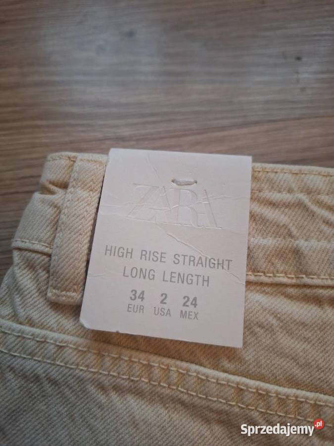 Świetne jasne NOWE jeansy Zara boyfriend proste małopolskie Kraków