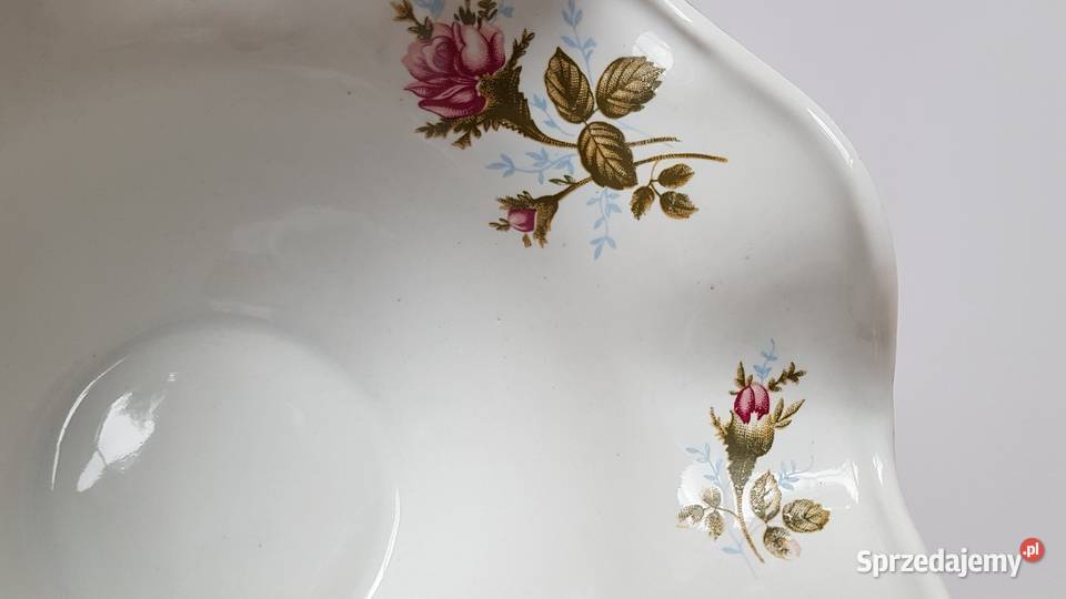 Zestaw porcelanowy koszyczek x2 róża Chodzież sprzedam
